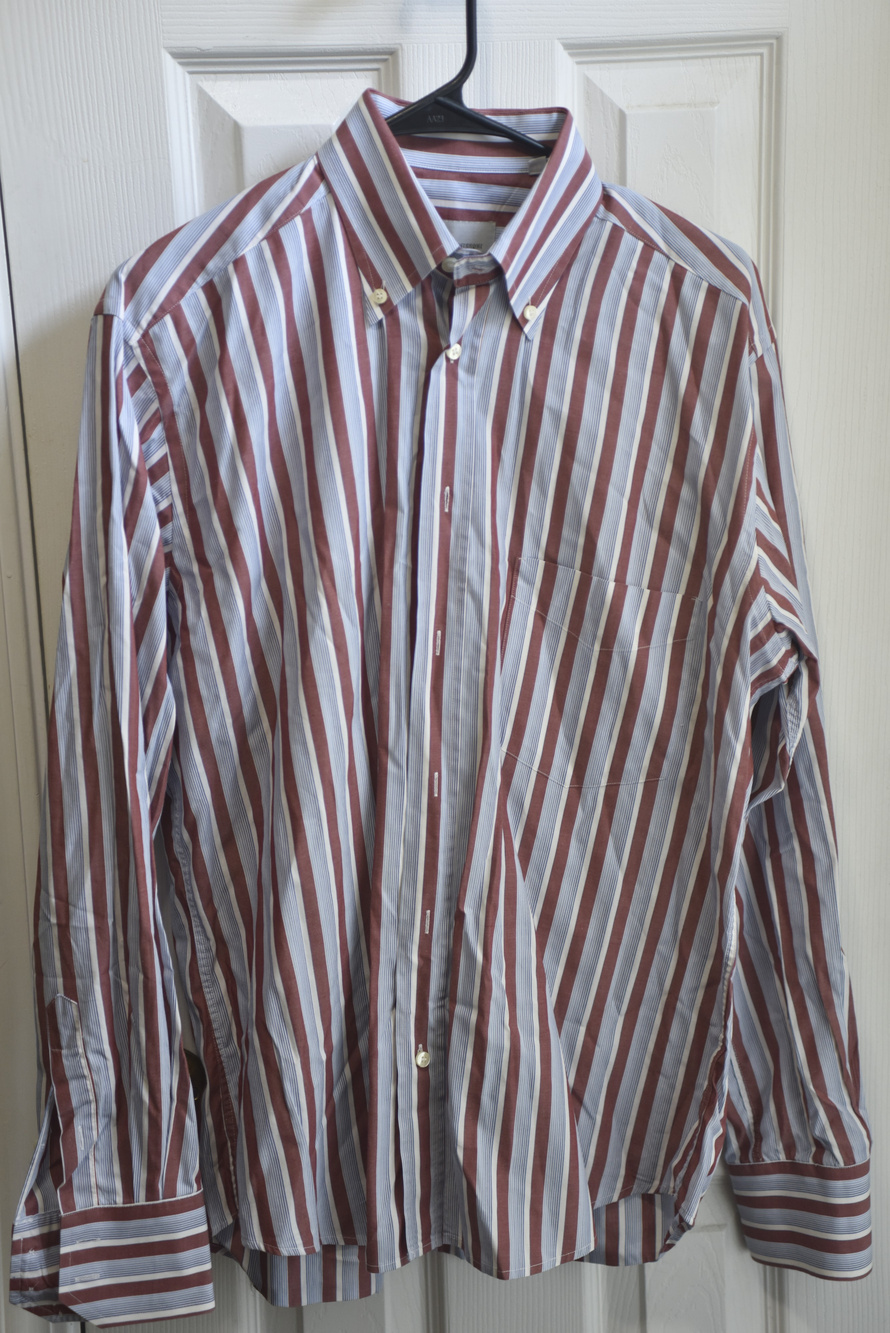 Missoni Striped Button Down Dress Shirt Size 15 3/4 40 LSC507